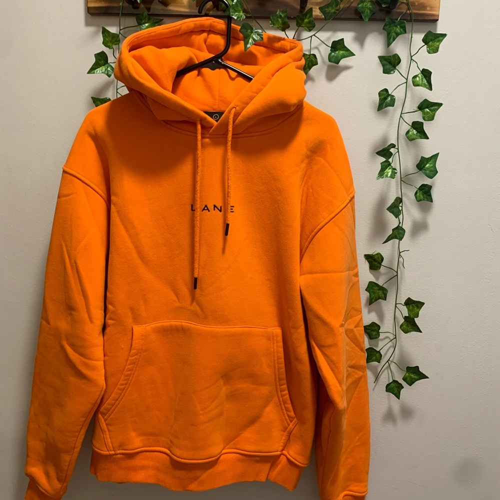 Orange hoodie Oversized